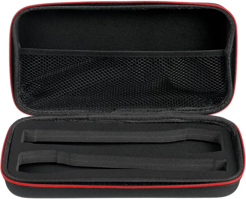 Vista 9 de MAGICLULU 1 unids caso doble micrófono bolsa de viaje viaje bolsa de almacenamiento duro bolsa para viajes