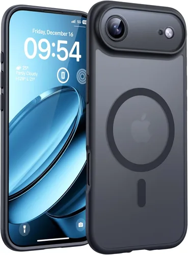 Vista 121 de TOCOL Funda para iPhone 11, compatible con Magsafe, protección completa de cámara, imanes integrados, protección contra caídas, funda translúcida