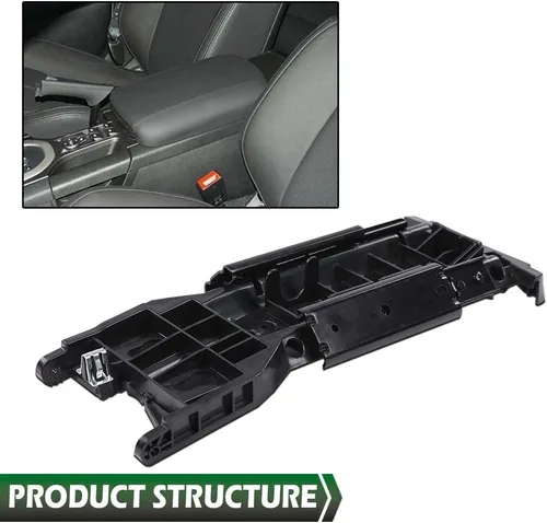 Vista 2 de GRAND ORANGE Mecanismo deslizante de reposabrazos de tapa de consola central compatible con Honda Civic 2006-2011
