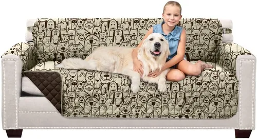 Vista 98 de Sofa Shield - Funda para sillón reclinable con correa patentada, protector de cojín, funda reversible diseñada en EE. UU. resistente a manchas