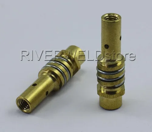 Vista 3 de RIVERWELD MIG MAG - Difusor de puntas de contacto 002.0078 Fit 15AK MB15 Co2 soplete de soldadura paquete de 5