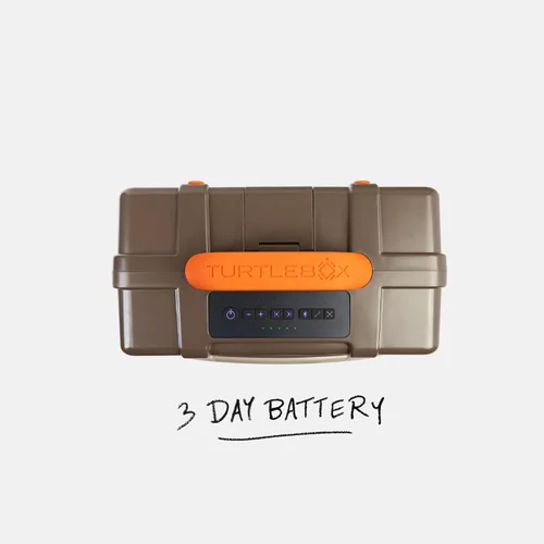 Vista 5 de Turtlebox Original Gen 3: Altavoz Bluetooth portátil para exteriores – Ultra-ruidoso (120 dB), resistente al agua (IP67), resistente, resistente a