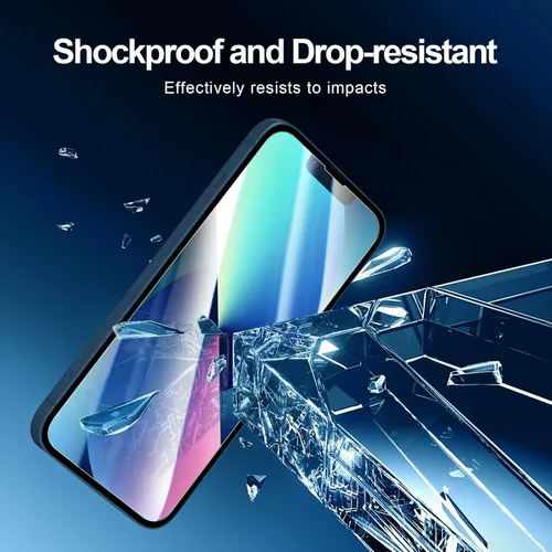 Vista 7 de NEW'C - Protector de pantalla de privacidad para iPhone Air, herramienta Negro