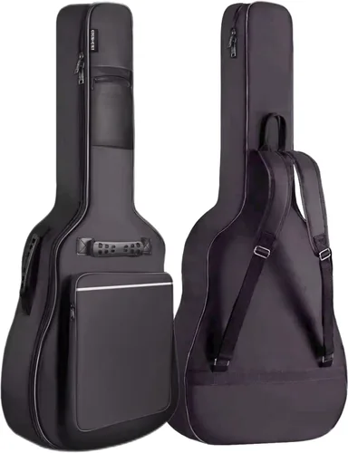 GIGKOUKI Funda para Guitarra de 38 39 Pulgadas Funda Blanda para Guitarra Acústica Acolchado de 0.35 Pulgadas de Grosor Mochila para Guitarra