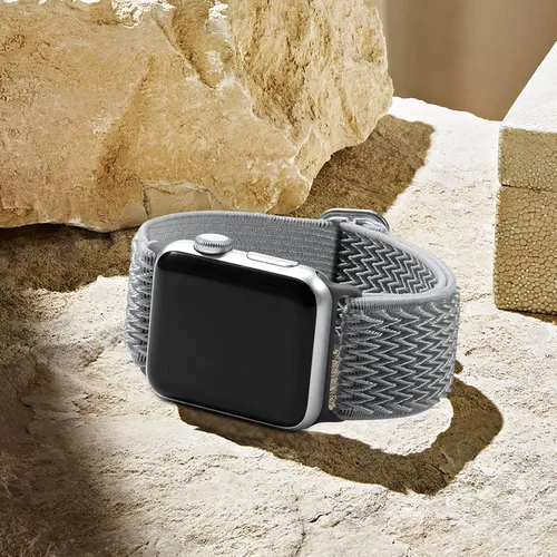 Vista 7 de Lerobo Correa elástica de nailon para reloj Solo Loop, compatible con Apple Watch Series 1-9, SE, Ultra 38404142441.772 in, correa de repuesto