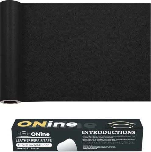 Vista 22 de ONine Reparación profesional de cuero para sofá, cinta de reparación de cuero de 3 x 60 pulgadas (cuero gris oscuro)
