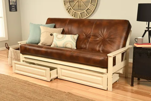 Vista 20 de MFD Futón Montana, Verde, Madera, Colchón canadiense