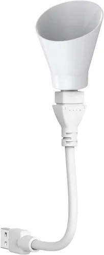 Flexible Goosenecks USB LED Desk Lamp with Adjustable Warm White Lights for Bedroom Reading Nightlight Dorm Room