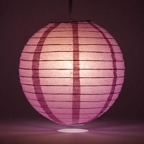 Vista 2 de Luna Bazaar Faroles redondos de papel de 14 pulgadas