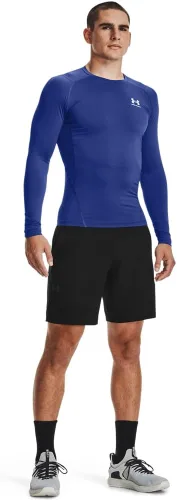 Vista 3 de Under Armour HeatGear Camiseta de compresión de manga larga para hombre