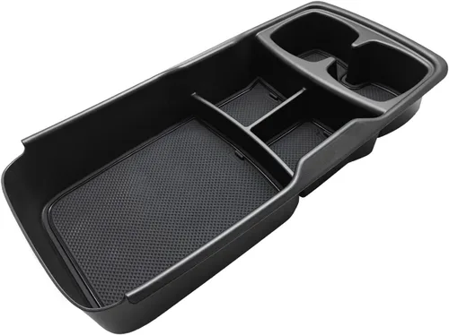 Vista 7 de BestEvMod Bandeja organizadora de consola central inferior compatible con Kia EV6 2022-2026, caja de almacenamiento de accesorios interiores