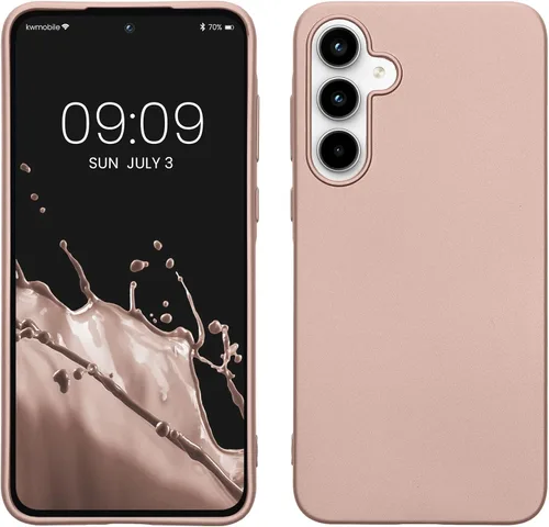 Vista 11 de kwmobile Funda compatible con Samsung Galaxy A12 - Funda protectora de silicona TPU suave y delgada - Verde oscuro mate