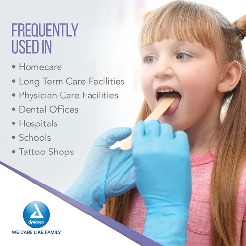 Vista 3 de Dynarex Depresores de lengua de madera, mayores de 6 pulgadas, no estériles, con corte de precisión y bordes lisos pulidos, para usos médicos, 1