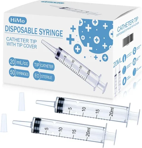 Vista 11 de Paquete de 10 jeringas de 0.3 fl oz para líquidos, orales, laboratorios científicos, medición, dispensación, con tapa, jeringas de 10 cc
