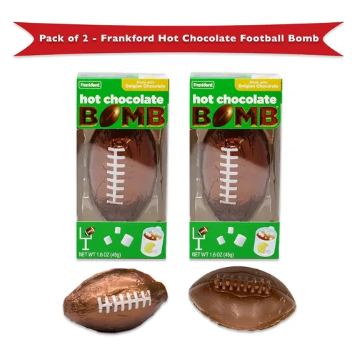 Vista 3 de Juego de 2 bombas de chocolate caliente de fútbol, bombas de chocolate caliente, bombas de chocolate caliente, bombas de chocolate caliente a
