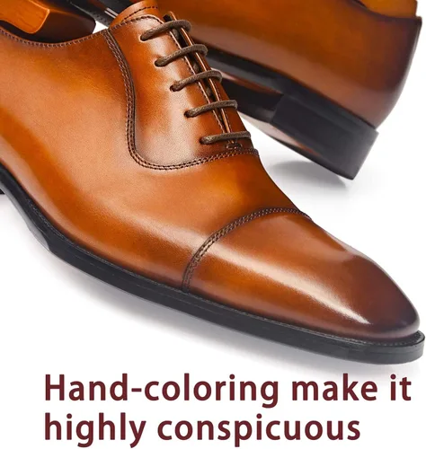 Vista 5 de Zapatos de vestir Oxford formales de cuero para hombre