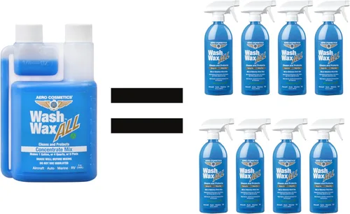 Vista 4 de Cera húmeda o sin agua para lavado de autos (concentrado de 8 onzas líquidas)