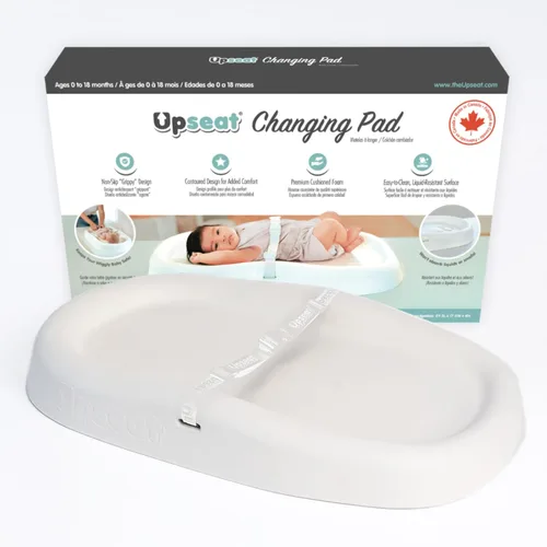 Upseat Cambiador de bebé, diseño antideslizante y agarre, espuma acolchada de alta calidad, contorneada para mayor comodidad, impermeable y fácil de