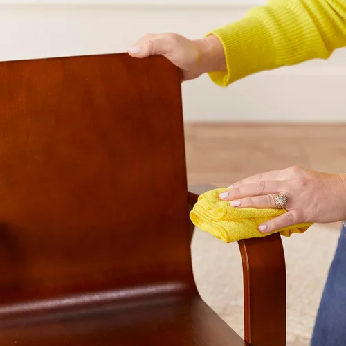 Vista 13 de ECR4Kids Mecedora Bentwood con cojín, muebles para niños, nogal oscuro