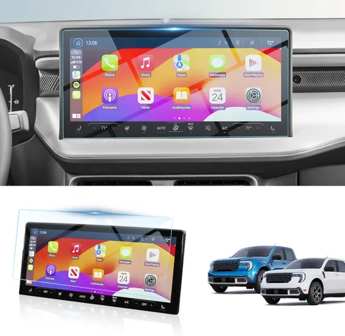 Vista 32 de BIBIBO Protector de pantalla para Ford Ranger 2024 para Ford Ranger 2024 2025 10.1" Pantalla de navegación, resistente a arañazos Protector