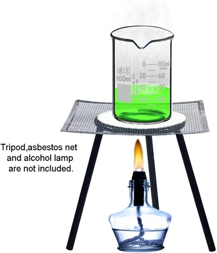 Vista 5 de Vaso de cristal graduado de medición de forma baja (RY10ml+1.7 fl oz+3.4 fl oz+8.5 fl oz)