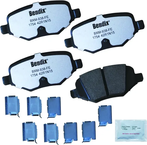 Vista 203 de Pastillas de freno Bendix Fleet Metlok MKD52FM para Apollo, Centurion, Century, Chasis Comercial, Electra, Estate Wagon, GS, 50, 400, 455, LeSabre