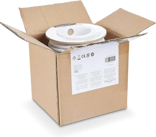 Vista 3 de Amazon Basics - Cable de alambre de altavoz de audio de calibre 12 - Cobre libre de oxígeno al 99.9%, blanco, 100 pies