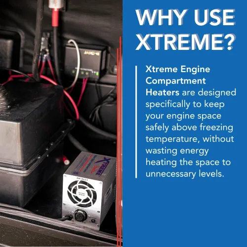 Vista 6 de Xtreme Heaters Calentador grande 800w con soporte de liberación rápida para un fácil acceso