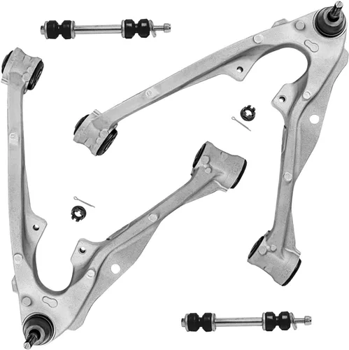 Vista 76 de Detroit Axle - Kit de suspensión frontal de 4 piezas para Chevrolet Aveo5 Aveo Pontiac G3 Wave Wave5 Suzuki Swift+, 2 brazos de control inferiores
