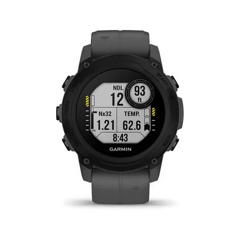 Vista 3 de Garmin Descent™ G1 Solar, Computadora de Buceo Resistente con Capacidades de Carga Solar, Múltiples Modos de Buceo, Seguimiento de Actividad, Negro
