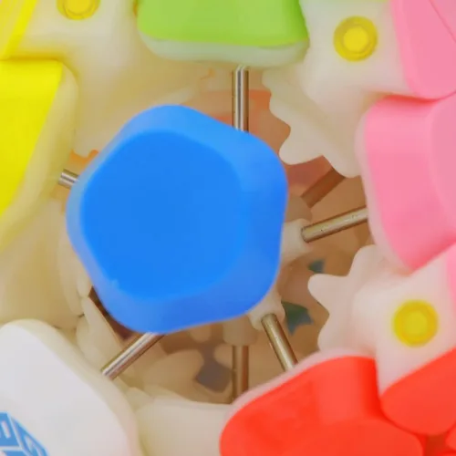 Vista 4 de Bukefuno GAN Megaminx M 3x3 Cubo magnético Magic Speed Gans Megaminx 3x3 Pentagonal sin pegatinas GES V3 Puzzle Cube