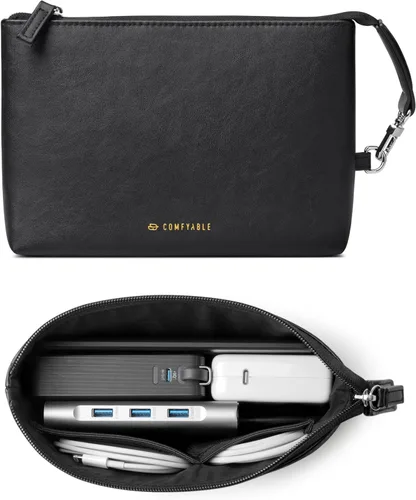 Vista 6 de Comfyable Organizador Electrónico de Viaje, Bolsa de Almacenamiento de Cables para Accesorios Tecnológicos, Organizador de Cables Resistente al