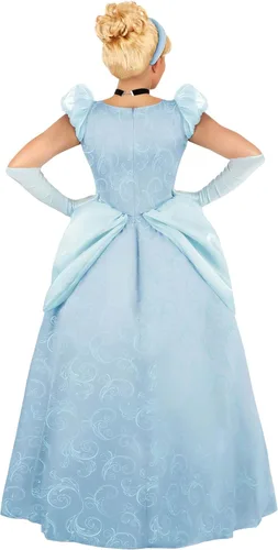 Vista 5 de Disfraz de Cenicienta de Disney para adultos, vestido azul