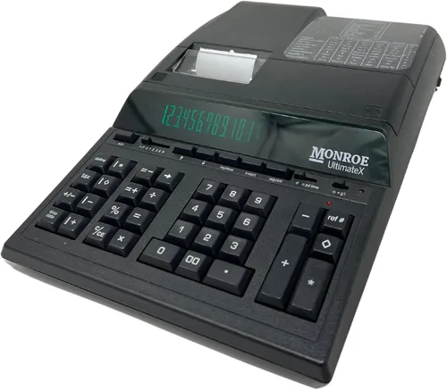 Vista 2 de Monroe UltimateX Calculadora ejecutiva de impresión con capacidades de edición y reimpresión
