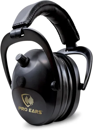 Vista 12 de Pro Ears Orejeras Gold II 26, NRR 26, protección auditiva de grado militar con compresión DLSC; sellos de gel y apagado automático