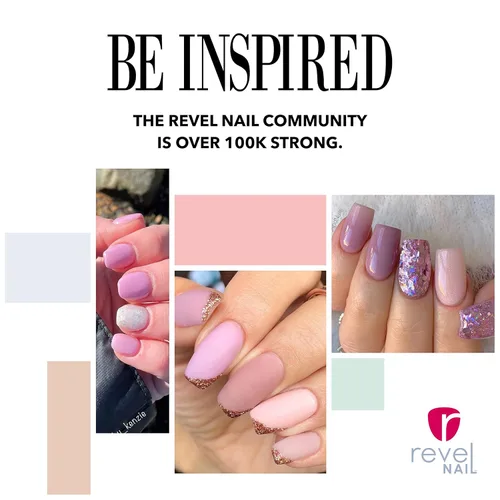 Vista 37 de Revel Nail Polvo de inmersión, esmalte de uñas en polvo rosa y francés, resistente a las astillas, con vitamina E y calcio, manicura de bricolaje