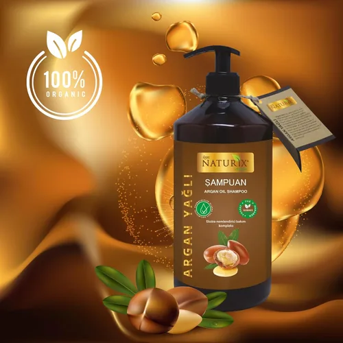 Vista 5 de Champú para el cabello con aceite de argán Champú orgánico para el cuidado del cabello Previene la pérdida de cabello promueve el crecimiento