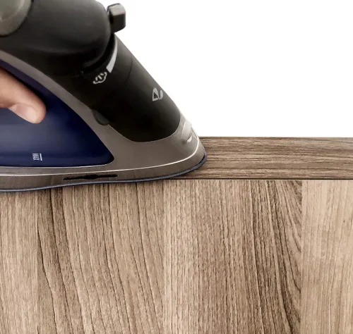 Vista 4 de Edge Supply Rollo de nogal de 2" x 25' sin pegar, bandas de borde de chapa de madera, planchar con adhesivo termofusible, cinta de madera flexible