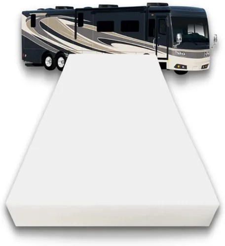 Vista 10 de FoamRush Litera de 5 pulgadas (28 x 72 pulgadas) de repuesto de colchón de espuma viscoelástica de gel refrescante con funda de algodón, firmeza