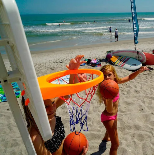 Vista 19 de Duncan Toys VersaHoop - Kit de aro XL de minibasket para uso en interior/exterior, aro de gran tamaño, pelota duradera, gancho de puerta, juego