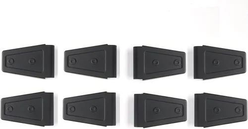 Vista 2 de JeCar Cubiertas de Bisagras de Puerta ABS Accesorios Exteriores para Jeep Wrangler JK JKU 2007-2018, Negro
