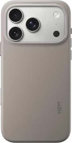 Vista 24 de MOFT Funda para iPhone 17, funda MOVAS a presión, compatible con MagSafe, piel vegana suave al tacto, diseño minimalista clásico, ligera, resistente