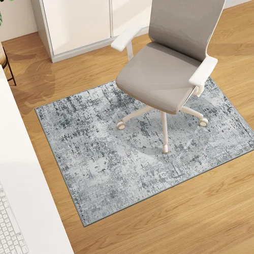 Vista 52 de Tapete para silla de oficina para suelo de madera dura, 48"x36" tapete protector de escritorio de computadora de fácil deslizamiento para silla