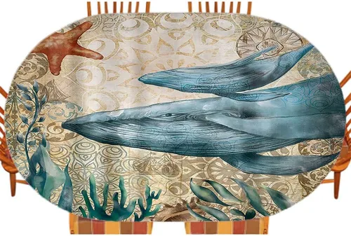 Vista 15 de Mantel ajustable elástico ovalado rústico de granja, flores de girasol en la madera de un granero rural, para decoración de mesa de cocina, comedor