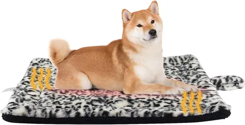 Vista 11 de Tapete autocalentable para gatos y perros pequeños, tapete térmico no eléctrico para mascotas, tapete suave lavable para dormir con respaldo