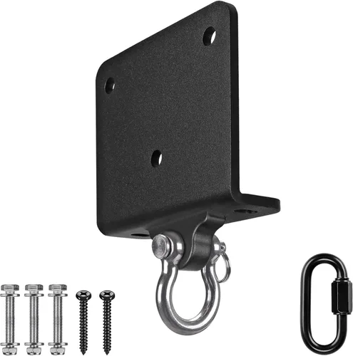 Vista 2 de Kipika Colgador de pared para bolsa pesada, soporte giratorio para bolsa de boxeo resistente para gimnasio en casa, longitud ajustable para bolsa