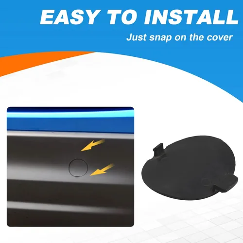 Vista 6 de Cubierta de gancho de remolque para parachoques trasero, tapa de ojo de remolque para Mazda CX-5 2013 2014 2015 2016 KD53-50-EK1A-9U KD53-50-EK1A