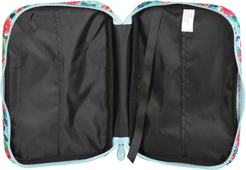 Vista 4 de Dicksons I Can Do All Things - Funda de lona grande con cremallera y asa para la Biblia con diseño floral azul