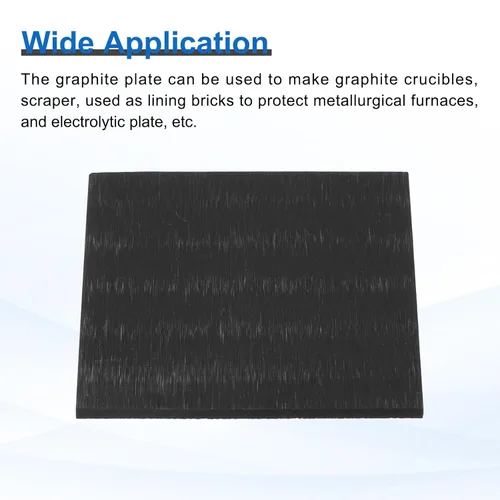 Vista 184 de MECCANIXITY Bloque de Grafito Lingote Rectángulo Placa de Electrodo de Grafito 10x10x0.4mm para Fundición por Fusión, Electrolisis Galvanoplastia