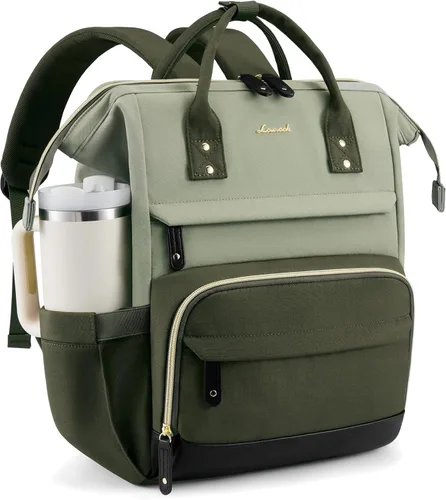 Vista 32 de LOVEVOOK Mochila para laptop para mujer, 15,6 pulg.